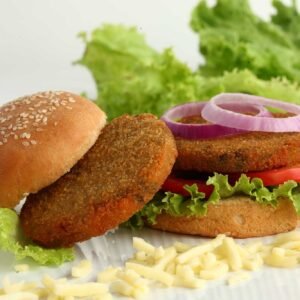 Ready to eat chicken burger patty